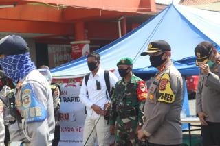 Polres Purwakarta Gelar Rapid Test Di Station